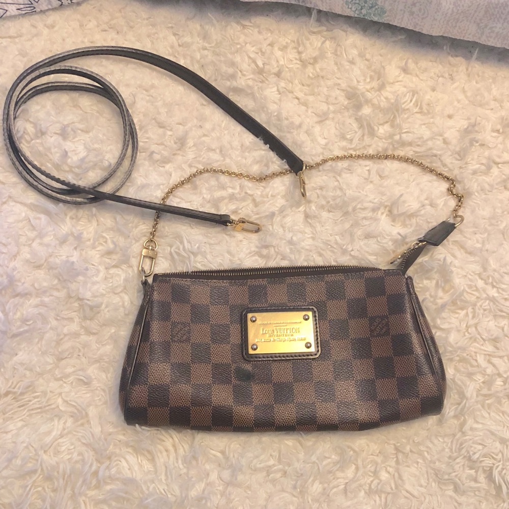 Louis Vuitton Eva Damier Ebene cross body bag